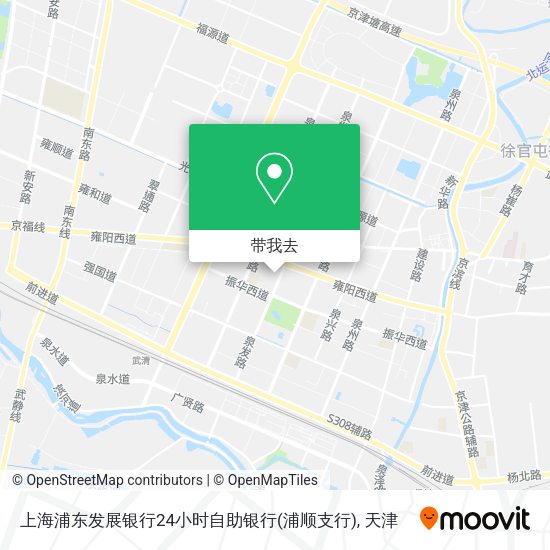 上海浦东发展银行24小时自助银行(浦顺支行)地图