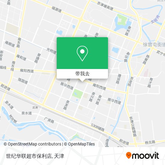 世纪华联超市保利店地图