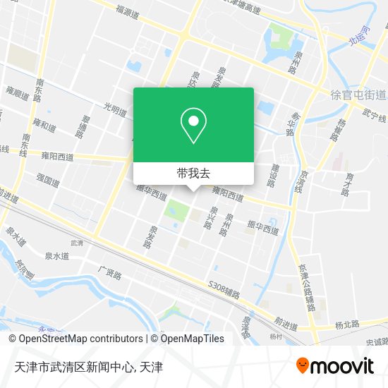 天津市武清区新闻中心地图