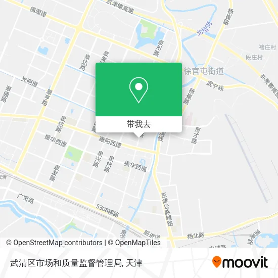 武清区市场和质量监督管理局地图