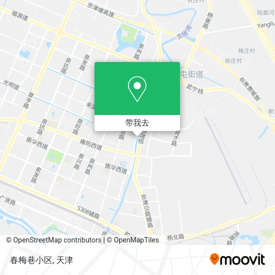 春梅巷小区地图