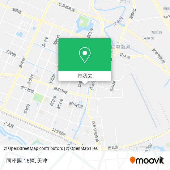 同泽园-16幢地图