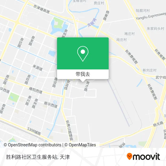胜利路社区卫生服务站地图