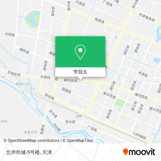 北岸尚城-5号楼地图