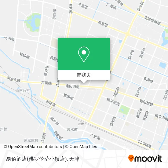 易佰酒店(佛罗伦萨小镇店)地图