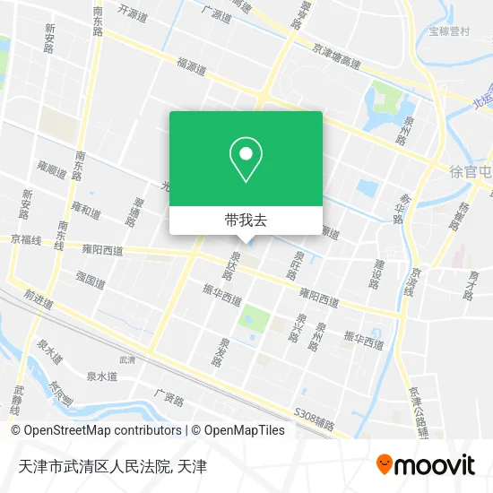 天津市武清区人民法院地图