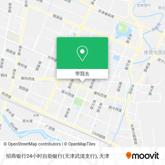 招商银行24小时自助银行(天津武清支行)地图