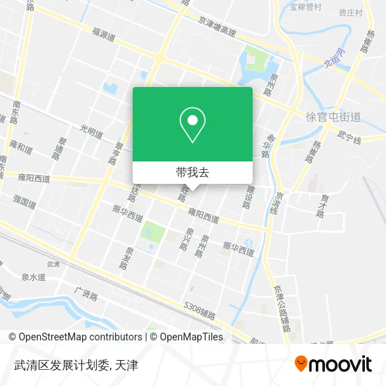 武清区发展计划委地图