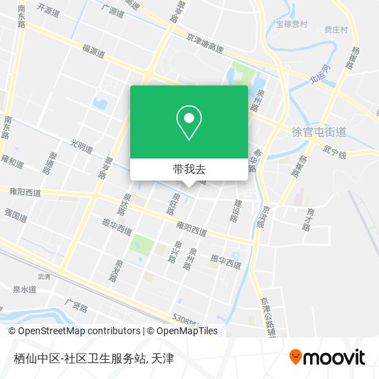 栖仙中区-社区卫生服务站地图
