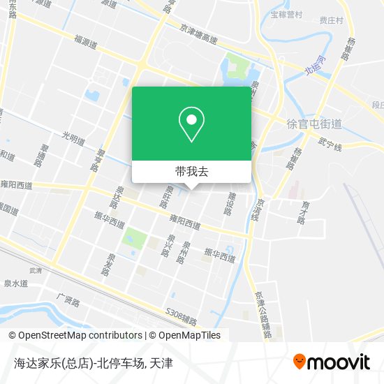 海达家乐(总店)-北停车场地图