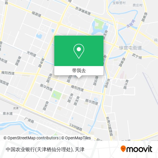中国农业银行(天津栖仙分理处)地图
