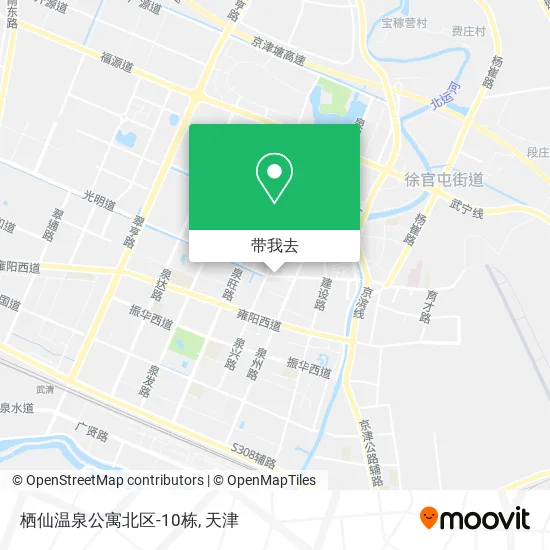 栖仙温泉公寓北区-10栋地图