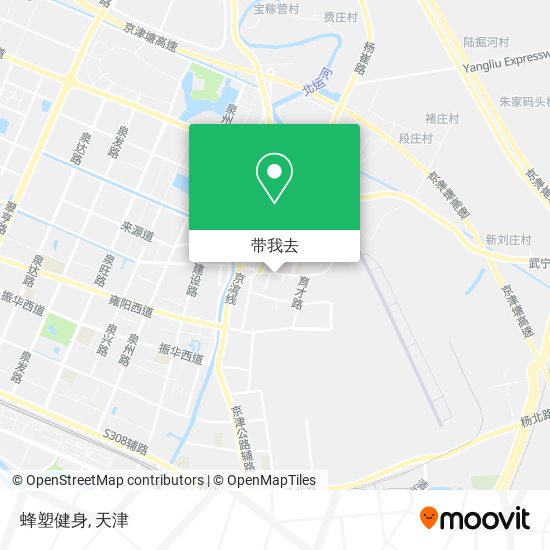 蜂塑健身地图