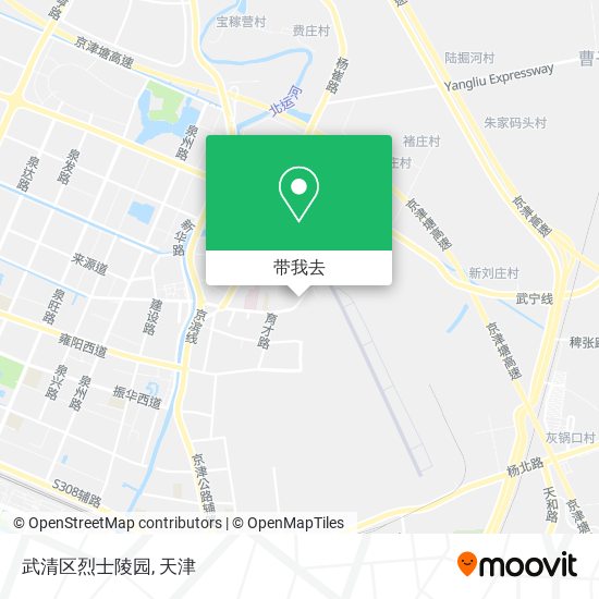 武清区烈士陵园地图