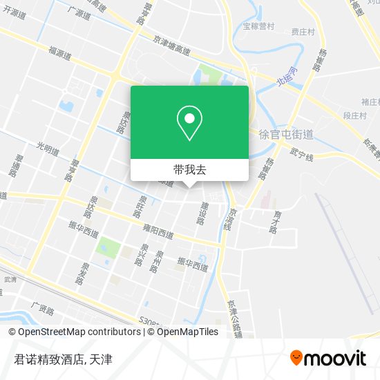 君诺精致酒店地图
