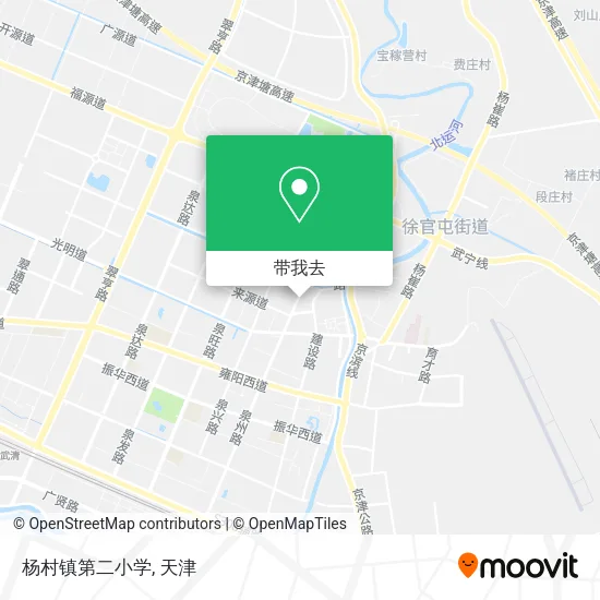 杨村镇第二小学地图