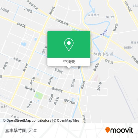 嘉丰翠竹园地图