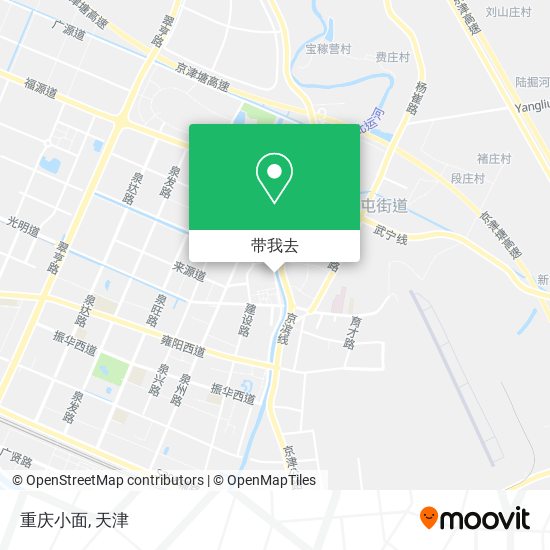 重庆小面地图