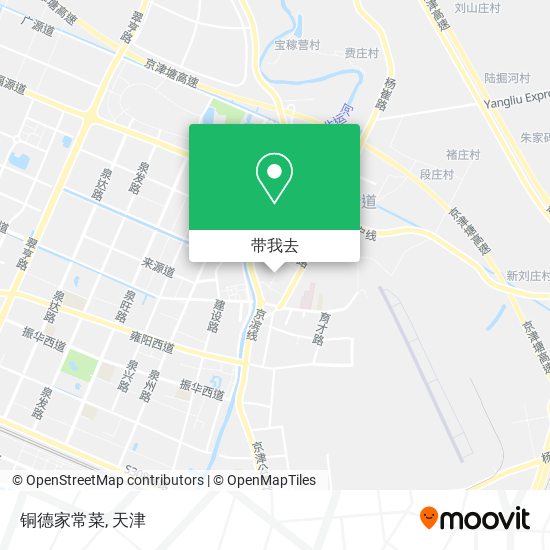 铜德家常菜地图