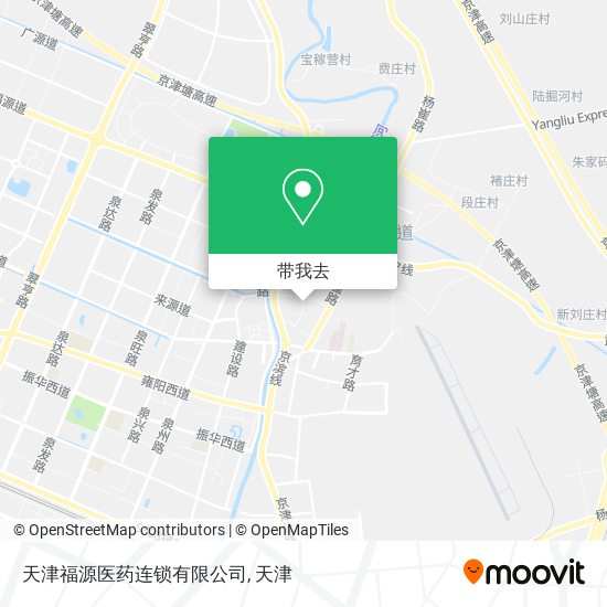 天津福源医药连锁有限公司地图