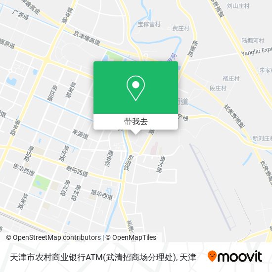 天津市农村商业银行ATM(武清招商场分理处)地图