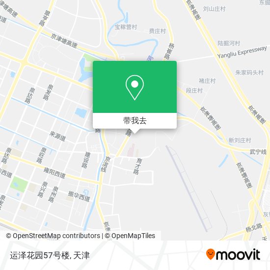 运泽花园57号楼地图