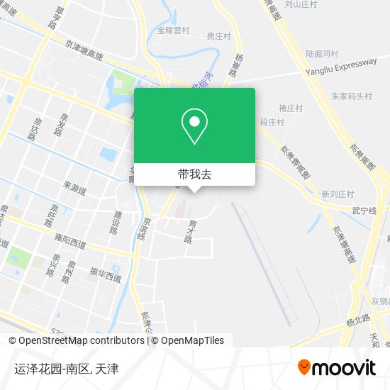 运泽花园-南区地图