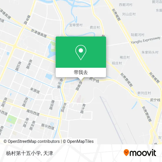 杨村第十五小学地图