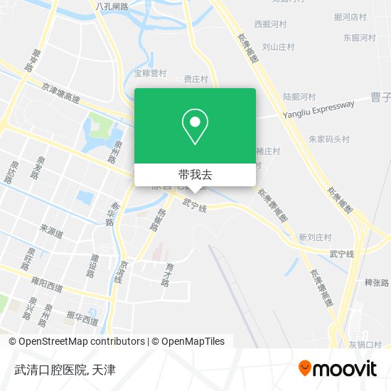 武清口腔医院地图