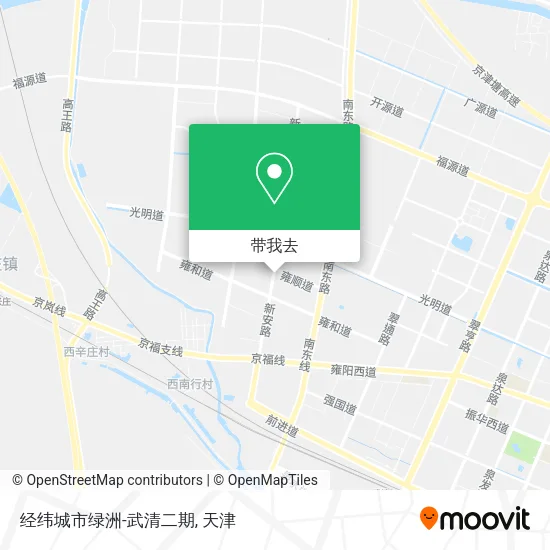 经纬城市绿洲-武清二期地图