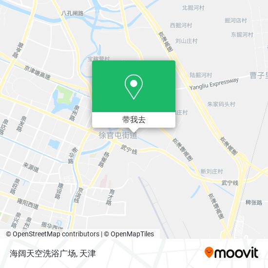 海阔天空洗浴广场地图