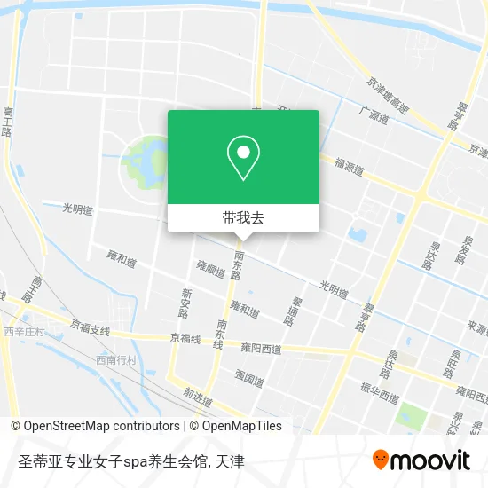 圣蒂亚专业女子spa养生会馆地图