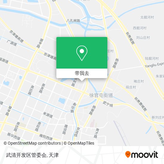 武清开发区管委会地图