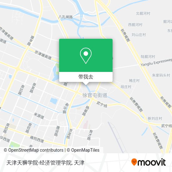天津天狮学院-经济管理学院地图