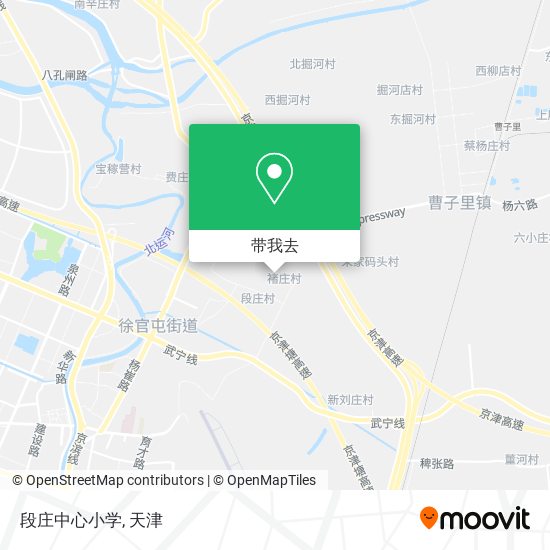段庄中心小学地图