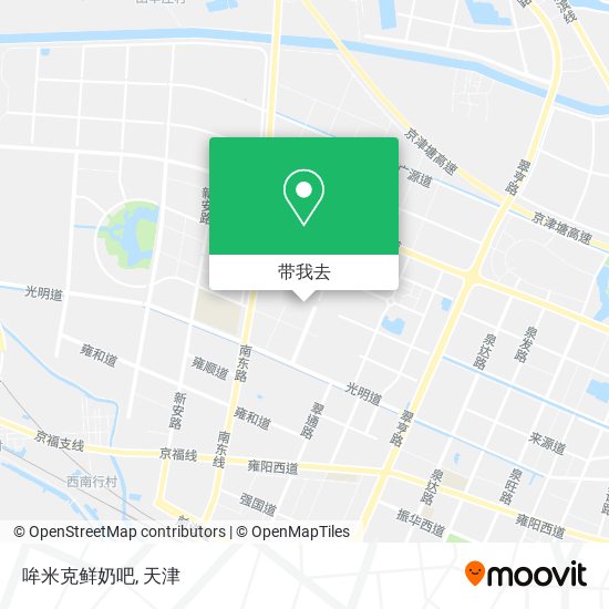 哞米克鲜奶吧地图