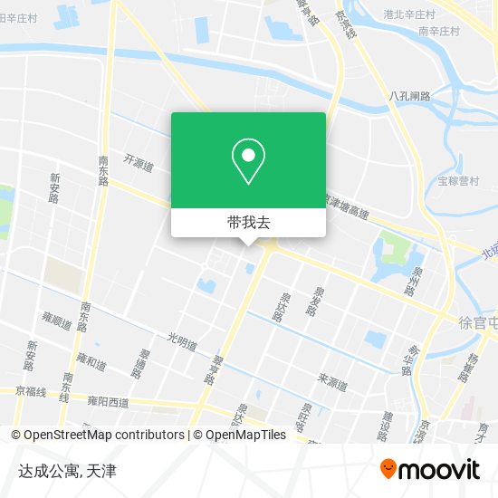 达成公寓地图