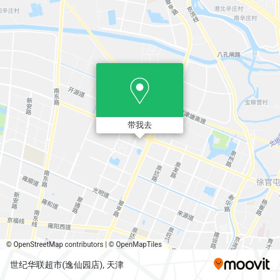 世纪华联超市(逸仙园店)地图