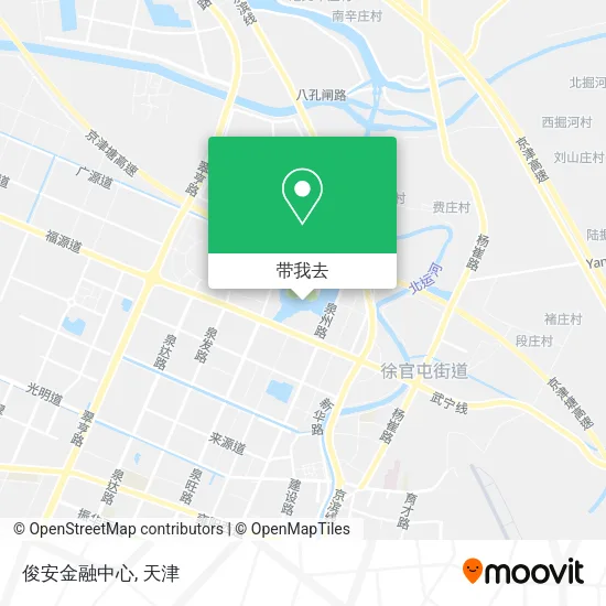 俊安金融中心地图