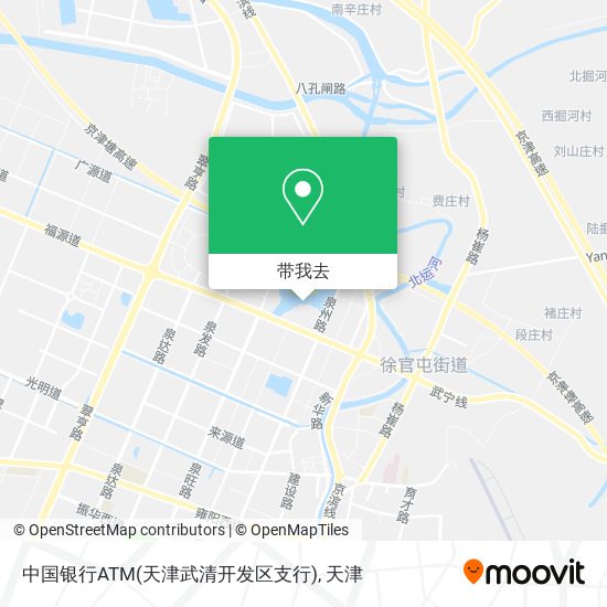 中国银行ATM(天津武清开发区支行)地图