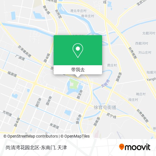 尚清湾花园北区-东南门地图