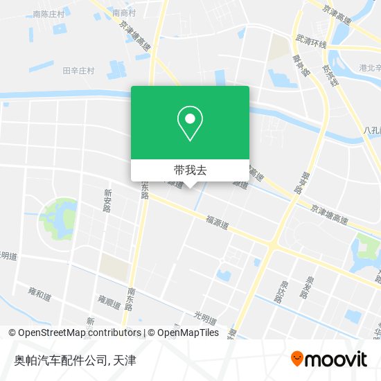 奥帕汽车配件公司地图