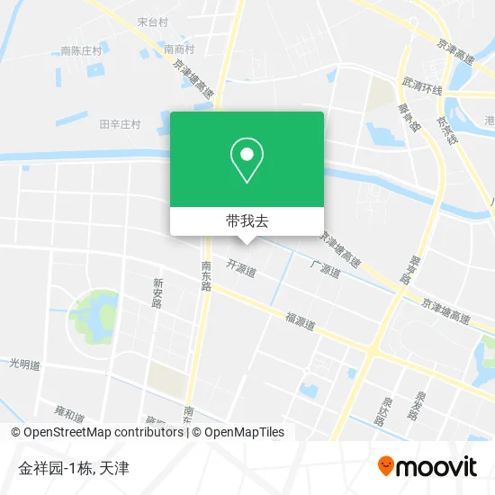 金祥园-1栋地图