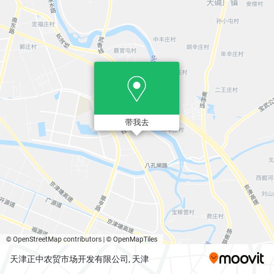 天津正中农贸市场开发有限公司地图