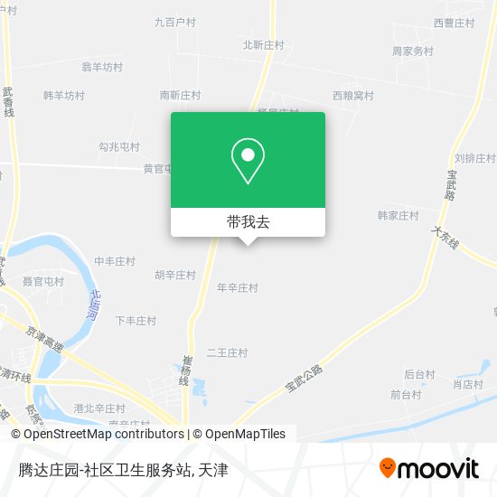 腾达庄园-社区卫生服务站地图