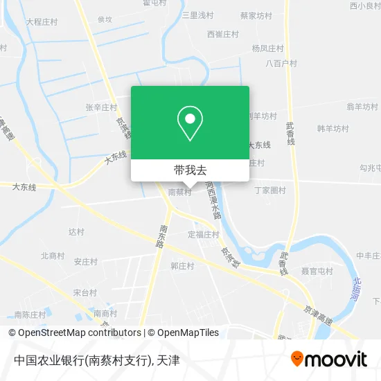 中国农业银行(南蔡村支行)地图