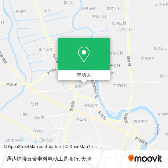 通达焊接五金电料电动工具商行地图
