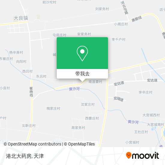 港北大药房地图