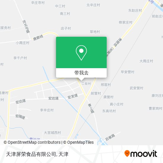 天津屏荣食品有限公司地图