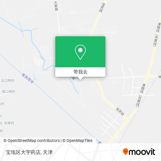 宝坻区大宇药店地图